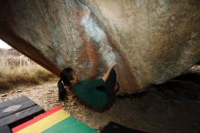 Bouldering in Hueco Tanks on 03/10/2019 with Blue Lizard Climbing and Yoga
Filename: SRM_20190310_1128310.jpg
Aperture: f/5.6
Shutter Speed: 1/250
Body: Canon EOS-1D Mark II
Lens: Canon EF 16-35mm f/2.8 L