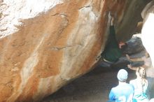 Bouldering in Hueco Tanks on 03/15/2019 with Blue Lizard Climbing and Yoga
Filename: SRM_20190315_1227220.jpg
Aperture: f/4.0
Shutter Speed: 1/250
Body: Canon EOS-1D Mark II
Lens: Canon EF 50mm f/1.8 II