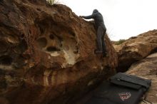 Bouldering in Hueco Tanks on 03/16/2019 with Blue Lizard Climbing and Yoga

Filename: SRM_20190316_1548180.jpg
Aperture: f/5.6
Shutter Speed: 1/1600
Body: Canon EOS-1D Mark II
Lens: Canon EF 16-35mm f/2.8 L