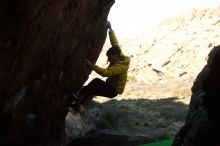 Bouldering in Hueco Tanks on 03/20/2019 with Blue Lizard Climbing and Yoga

Filename: SRM_20190320_0906390.jpg
Aperture: f/3.5
Shutter Speed: 1/2500
Body: Canon EOS-1D Mark II
Lens: Canon EF 50mm f/1.8 II