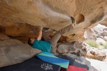Bouldering in Hueco Tanks on 04/13/2019 with Blue Lizard Climbing and Yoga
Filename: SRM_20190413_1152010.jpg
Aperture: f/5.6
Shutter Speed: 1/160
Body: Canon EOS-1D Mark II
Lens: Canon EF 16-35mm f/2.8 L