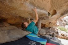 Bouldering in Hueco Tanks on 04/13/2019 with Blue Lizard Climbing and Yoga

Filename: SRM_20190413_1152080.jpg
Aperture: f/5.6
Shutter Speed: 1/160
Body: Canon EOS-1D Mark II
Lens: Canon EF 16-35mm f/2.8 L