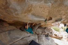 Bouldering in Hueco Tanks on 04/13/2019 with Blue Lizard Climbing and Yoga
Filename: SRM_20190413_1211590.jpg
Aperture: f/5.6
Shutter Speed: 1/200
Body: Canon EOS-1D Mark II
Lens: Canon EF 16-35mm f/2.8 L
