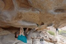 Bouldering in Hueco Tanks on 04/13/2019 with Blue Lizard Climbing and Yoga
Filename: SRM_20190413_1215360.jpg
Aperture: f/5.6
Shutter Speed: 1/100
Body: Canon EOS-1D Mark II
Lens: Canon EF 16-35mm f/2.8 L