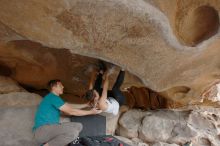 Bouldering in Hueco Tanks on 04/13/2019 with Blue Lizard Climbing and Yoga
Filename: SRM_20190413_1239110.jpg
Aperture: f/5.6
Shutter Speed: 1/250
Body: Canon EOS-1D Mark II
Lens: Canon EF 16-35mm f/2.8 L
