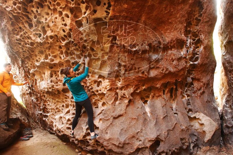 Bouldering in Hueco Tanks on 04/13/2019 with Blue Lizard Climbing and Yoga

Filename: SRM_20190413_1551010.jpg
Aperture: f/5.6
Shutter Speed: 1/25
Body: Canon EOS-1D Mark II
Lens: Canon EF 16-35mm f/2.8 L