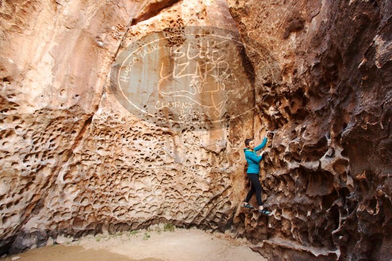 Bouldering in Hueco Tanks on 04/13/2019 with Blue Lizard Climbing and Yoga

Filename: SRM_20190413_1558200.jpg
Aperture: f/5.0
Shutter Speed: 1/80
Body: Canon EOS-1D Mark II
Lens: Canon EF 16-35mm f/2.8 L