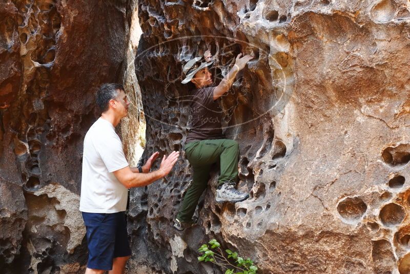 Bouldering in Hueco Tanks on 04/26/2019 with Blue Lizard Climbing and Yoga

Filename: SRM_20190426_1229200.jpg
Aperture: f/4.0
Shutter Speed: 1/60
Body: Canon EOS-1D Mark II
Lens: Canon EF 50mm f/1.8 II