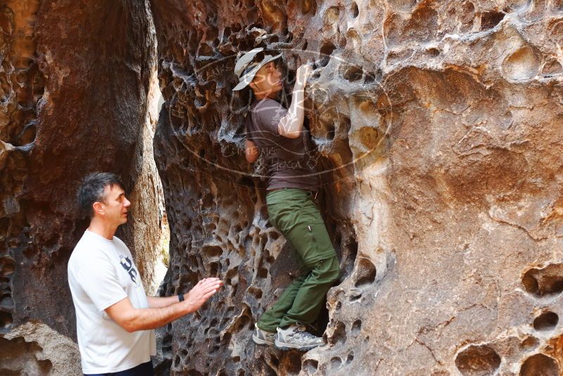 Bouldering in Hueco Tanks on 04/26/2019 with Blue Lizard Climbing and Yoga

Filename: SRM_20190426_1229300.jpg
Aperture: f/4.0
Shutter Speed: 1/100
Body: Canon EOS-1D Mark II
Lens: Canon EF 50mm f/1.8 II