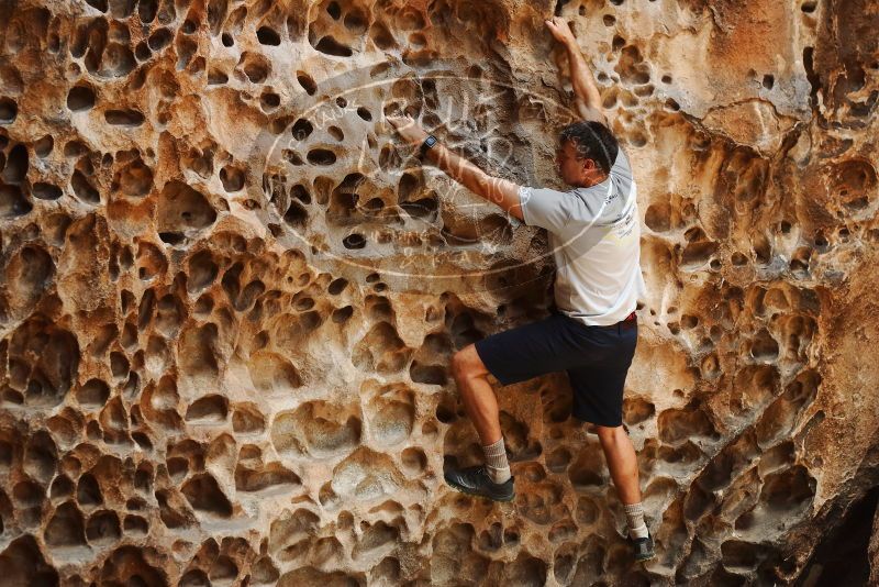 Bouldering in Hueco Tanks on 04/26/2019 with Blue Lizard Climbing and Yoga

Filename: SRM_20190426_1249560.jpg
Aperture: f/4.0
Shutter Speed: 1/320
Body: Canon EOS-1D Mark II
Lens: Canon EF 50mm f/1.8 II