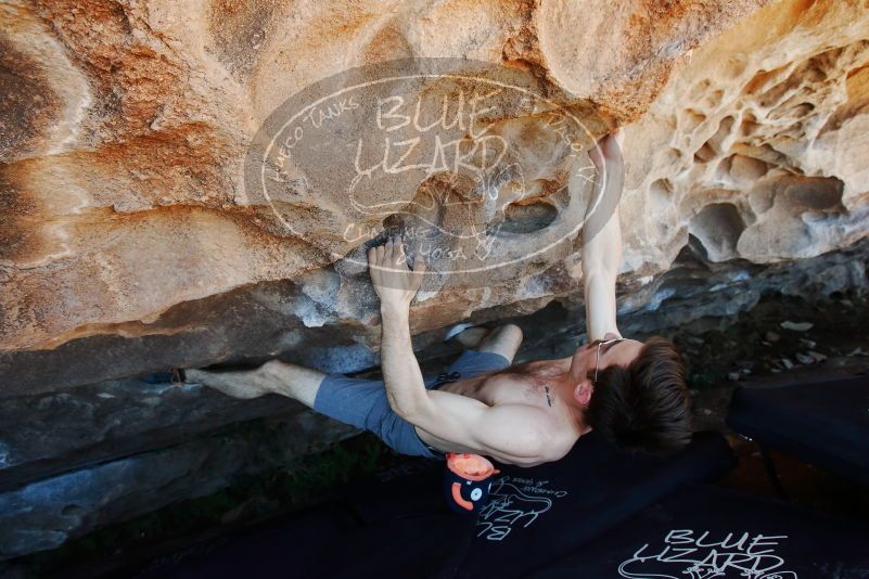 Bouldering in Hueco Tanks on 06/15/2019 with Blue Lizard Climbing and Yoga

Filename: SRM_20190615_1147400.jpg
Aperture: f/5.6
Shutter Speed: 1/250
Body: Canon EOS-1D Mark II
Lens: Canon EF 16-35mm f/2.8 L