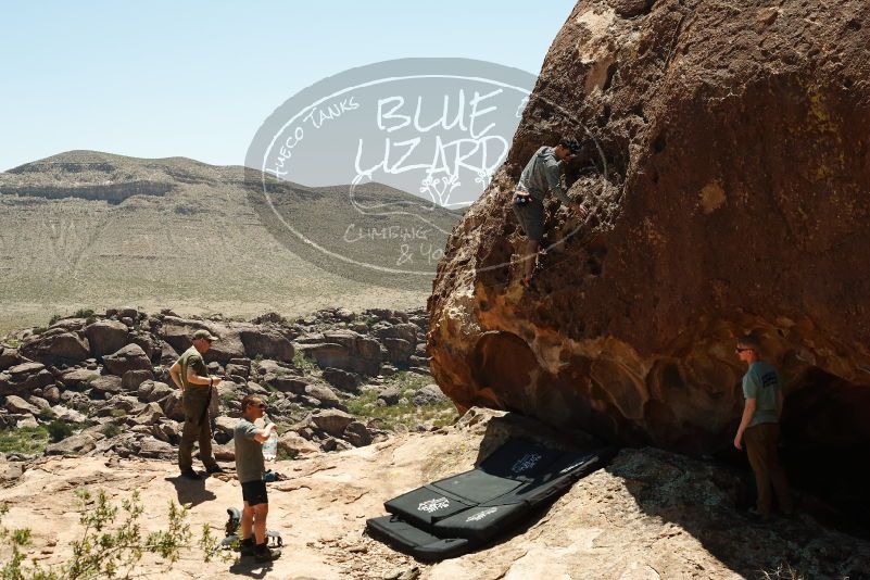 Bouldering in Hueco Tanks on 06/15/2019 with Blue Lizard Climbing and Yoga

Filename: SRM_20190615_1203200.jpg
Aperture: f/5.6
Shutter Speed: 1/500
Body: Canon EOS-1D Mark II
Lens: Canon EF 50mm f/1.8 II