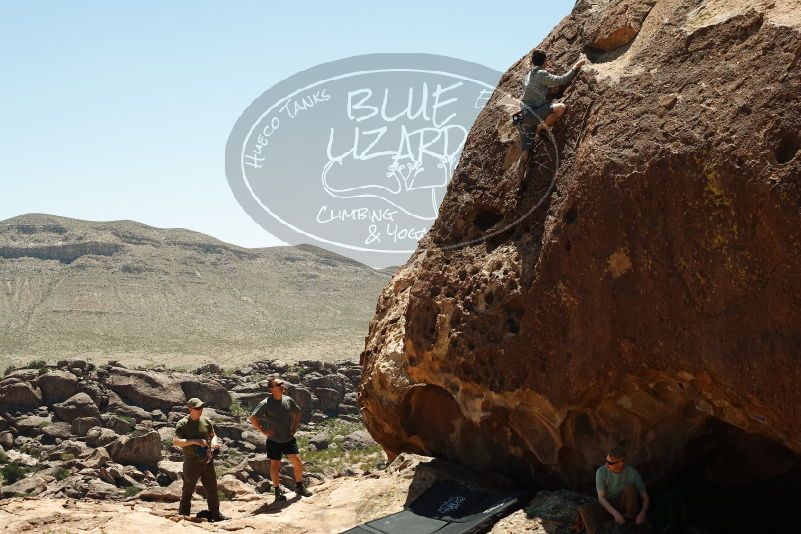 Bouldering in Hueco Tanks on 06/15/2019 with Blue Lizard Climbing and Yoga

Filename: SRM_20190615_1203470.jpg
Aperture: f/5.6
Shutter Speed: 1/500
Body: Canon EOS-1D Mark II
Lens: Canon EF 50mm f/1.8 II