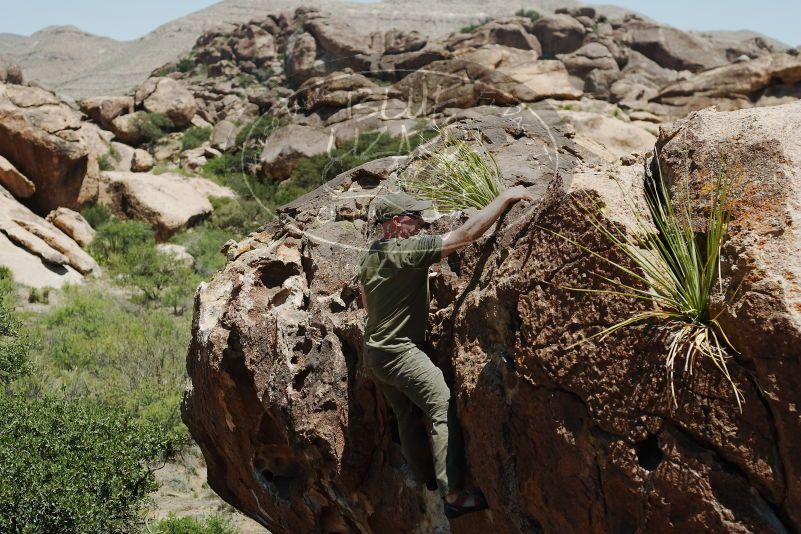 Bouldering in Hueco Tanks on 06/15/2019 with Blue Lizard Climbing and Yoga

Filename: SRM_20190615_1407370.jpg
Aperture: f/4.0
Shutter Speed: 1/1250
Body: Canon EOS-1D Mark II
Lens: Canon EF 50mm f/1.8 II