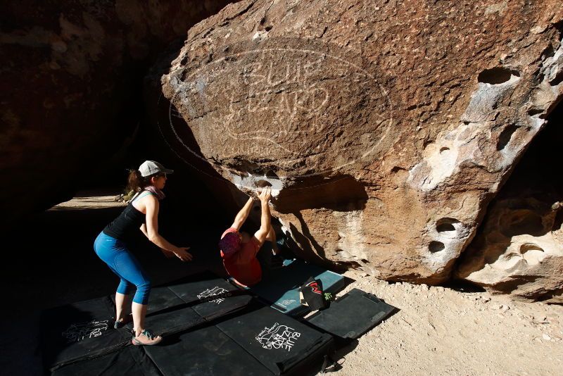 Bouldering in Hueco Tanks on 06/23/2019 with Blue Lizard Climbing and Yoga

Filename: SRM_20190623_0815440.jpg
Aperture: f/5.6
Shutter Speed: 1/320
Body: Canon EOS-1D Mark II
Lens: Canon EF 16-35mm f/2.8 L