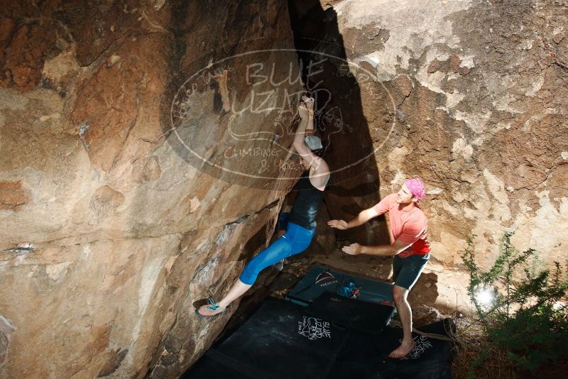 Bouldering in Hueco Tanks on 06/23/2019 with Blue Lizard Climbing and Yoga

Filename: SRM_20190623_1023030.jpg
Aperture: f/8.0
Shutter Speed: 1/250
Body: Canon EOS-1D Mark II
Lens: Canon EF 16-35mm f/2.8 L