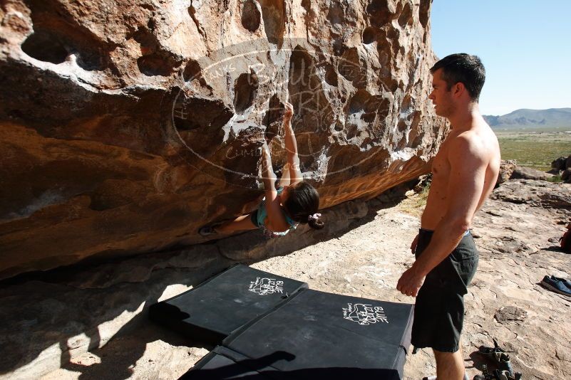 Bouldering in Hueco Tanks on 06/28/2019 with Blue Lizard Climbing and Yoga

Filename: SRM_20190628_0934280.jpg
Aperture: f/5.6
Shutter Speed: 1/400
Body: Canon EOS-1D Mark II
Lens: Canon EF 16-35mm f/2.8 L
