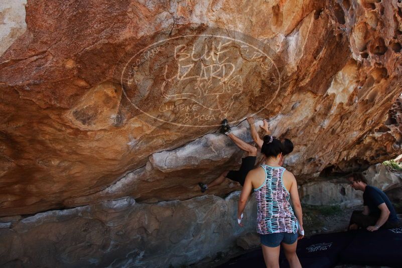 Bouldering in Hueco Tanks on 06/28/2019 with Blue Lizard Climbing and Yoga

Filename: SRM_20190628_1105160.jpg
Aperture: f/5.6
Shutter Speed: 1/640
Body: Canon EOS-1D Mark II
Lens: Canon EF 16-35mm f/2.8 L