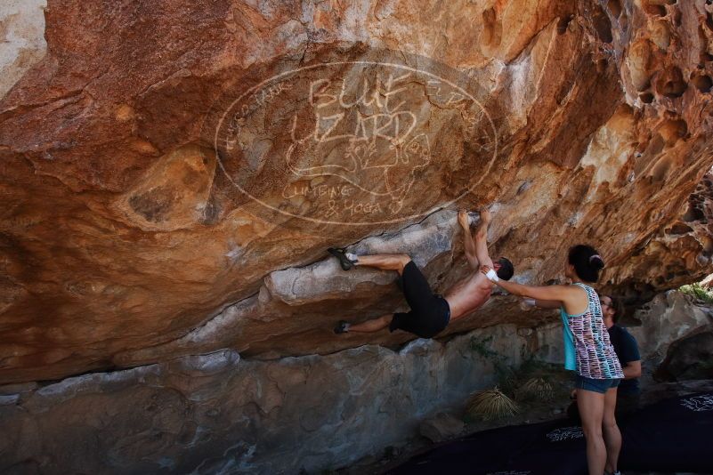 Bouldering in Hueco Tanks on 06/28/2019 with Blue Lizard Climbing and Yoga

Filename: SRM_20190628_1107040.jpg
Aperture: f/5.6
Shutter Speed: 1/640
Body: Canon EOS-1D Mark II
Lens: Canon EF 16-35mm f/2.8 L