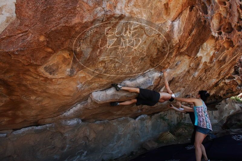 Bouldering in Hueco Tanks on 06/28/2019 with Blue Lizard Climbing and Yoga

Filename: SRM_20190628_1107090.jpg
Aperture: f/5.6
Shutter Speed: 1/640
Body: Canon EOS-1D Mark II
Lens: Canon EF 16-35mm f/2.8 L