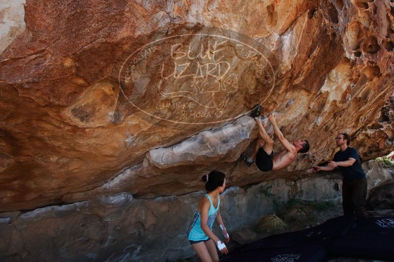 Bouldering in Hueco Tanks on 06/28/2019 with Blue Lizard Climbing and Yoga

Filename: SRM_20190628_1109020.jpg
Aperture: f/5.6
Shutter Speed: 1/640
Body: Canon EOS-1D Mark II
Lens: Canon EF 16-35mm f/2.8 L
