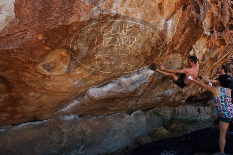 Bouldering in Hueco Tanks on 06/28/2019 with Blue Lizard Climbing and Yoga

Filename: SRM_20190628_1109100.jpg
Aperture: f/5.6
Shutter Speed: 1/640
Body: Canon EOS-1D Mark II
Lens: Canon EF 16-35mm f/2.8 L