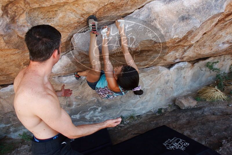 Bouldering in Hueco Tanks on 06/28/2019 with Blue Lizard Climbing and Yoga

Filename: SRM_20190628_1144210.jpg
Aperture: f/5.6
Shutter Speed: 1/250
Body: Canon EOS-1D Mark II
Lens: Canon EF 16-35mm f/2.8 L