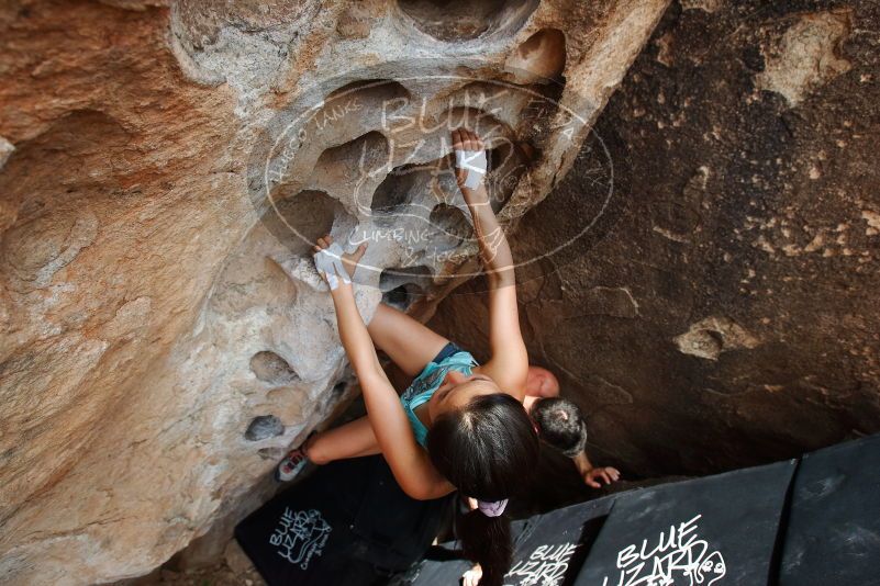 Bouldering in Hueco Tanks on 06/28/2019 with Blue Lizard Climbing and Yoga

Filename: SRM_20190628_1500050.jpg
Aperture: f/5.6
Shutter Speed: 1/400
Body: Canon EOS-1D Mark II
Lens: Canon EF 16-35mm f/2.8 L