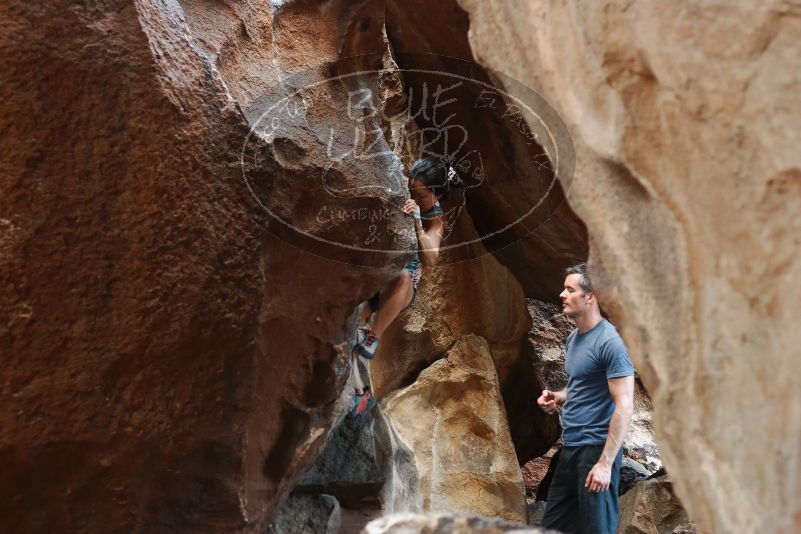 Bouldering in Hueco Tanks on 06/28/2019 with Blue Lizard Climbing and Yoga

Filename: SRM_20190628_1644320.jpg
Aperture: f/3.2
Shutter Speed: 1/125
Body: Canon EOS-1D Mark II
Lens: Canon EF 50mm f/1.8 II
