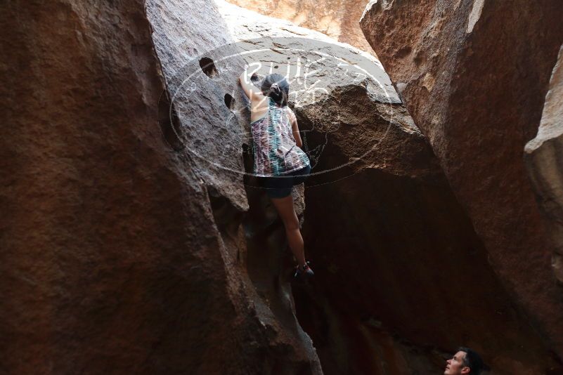 Bouldering in Hueco Tanks on 06/28/2019 with Blue Lizard Climbing and Yoga

Filename: SRM_20190628_1646190.jpg
Aperture: f/3.2
Shutter Speed: 1/400
Body: Canon EOS-1D Mark II
Lens: Canon EF 50mm f/1.8 II