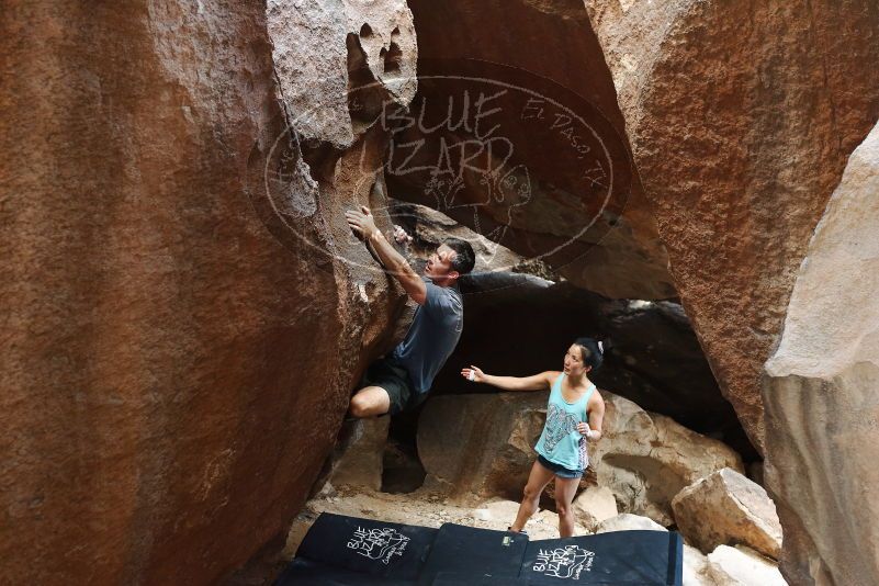 Bouldering in Hueco Tanks on 06/28/2019 with Blue Lizard Climbing and Yoga

Filename: SRM_20190628_1655110.jpg
Aperture: f/3.2
Shutter Speed: 1/200
Body: Canon EOS-1D Mark II
Lens: Canon EF 50mm f/1.8 II
