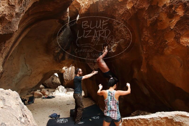 Bouldering in Hueco Tanks on 06/28/2019 with Blue Lizard Climbing and Yoga

Filename: SRM_20190628_1718360.jpg
Aperture: f/5.0
Shutter Speed: 1/200
Body: Canon EOS-1D Mark II
Lens: Canon EF 16-35mm f/2.8 L