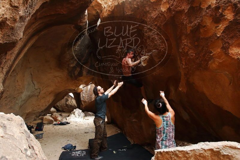 Bouldering in Hueco Tanks on 06/28/2019 with Blue Lizard Climbing and Yoga

Filename: SRM_20190628_1721460.jpg
Aperture: f/5.0
Shutter Speed: 1/160
Body: Canon EOS-1D Mark II
Lens: Canon EF 16-35mm f/2.8 L
