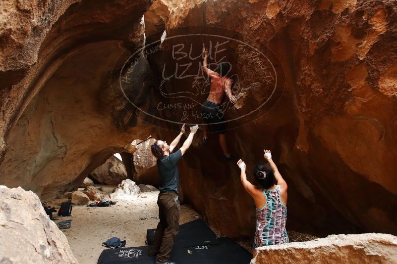 Bouldering in Hueco Tanks on 06/28/2019 with Blue Lizard Climbing and Yoga

Filename: SRM_20190628_1721520.jpg
Aperture: f/5.0
Shutter Speed: 1/200
Body: Canon EOS-1D Mark II
Lens: Canon EF 16-35mm f/2.8 L