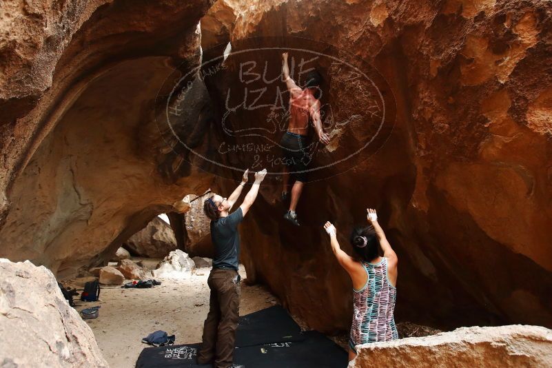 Bouldering in Hueco Tanks on 06/28/2019 with Blue Lizard Climbing and Yoga

Filename: SRM_20190628_1722020.jpg
Aperture: f/5.0
Shutter Speed: 1/160
Body: Canon EOS-1D Mark II
Lens: Canon EF 16-35mm f/2.8 L