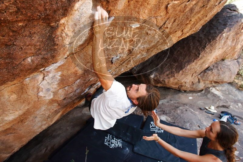 Bouldering in Hueco Tanks on 08/02/2019 with Blue Lizard Climbing and Yoga

Filename: SRM_20190802_1205240.jpg
Aperture: f/5.6
Shutter Speed: 1/250
Body: Canon EOS-1D Mark II
Lens: Canon EF 16-35mm f/2.8 L
