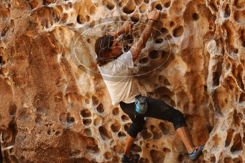 Bouldering in Hueco Tanks on 08/02/2019 with Blue Lizard Climbing and Yoga

Filename: SRM_20190802_1325530.jpg
Aperture: f/4.0
Shutter Speed: 1/200
Body: Canon EOS-1D Mark II
Lens: Canon EF 50mm f/1.8 II