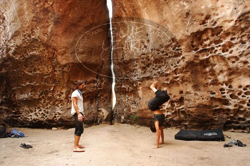 Bouldering in Hueco Tanks on 08/02/2019 with Blue Lizard Climbing and Yoga

Filename: SRM_20190802_1455260.jpg
Aperture: f/5.6
Shutter Speed: 1/125
Body: Canon EOS-1D Mark II
Lens: Canon EF 16-35mm f/2.8 L