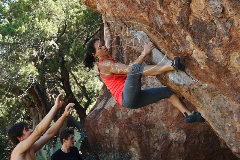 Bouldering in Hueco Tanks on 08/31/2019 with Blue Lizard Climbing and Yoga

Filename: SRM_20190831_1114310.jpg
Aperture: f/4.0
Shutter Speed: 1/640
Body: Canon EOS-1D Mark II
Lens: Canon EF 50mm f/1.8 II