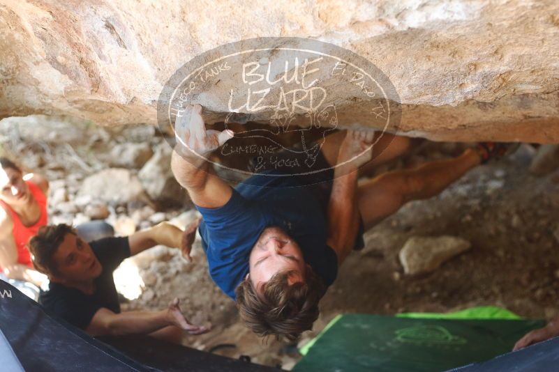 Bouldering in Hueco Tanks on 08/31/2019 with Blue Lizard Climbing and Yoga

Filename: SRM_20190831_1321040.jpg
Aperture: f/2.8
Shutter Speed: 1/320
Body: Canon EOS-1D Mark II
Lens: Canon EF 50mm f/1.8 II