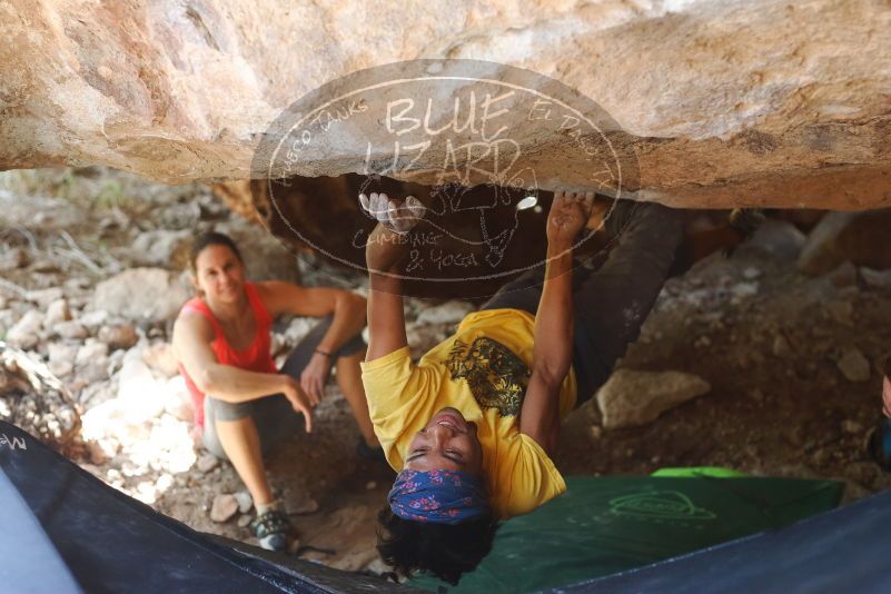 Bouldering in Hueco Tanks on 08/31/2019 with Blue Lizard Climbing and Yoga

Filename: SRM_20190831_1322550.jpg
Aperture: f/2.8
Shutter Speed: 1/400
Body: Canon EOS-1D Mark II
Lens: Canon EF 50mm f/1.8 II