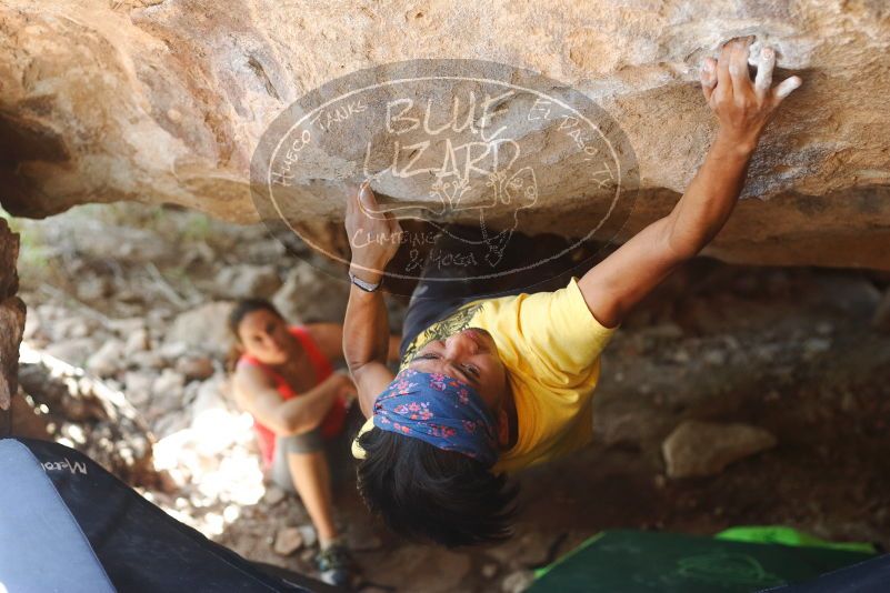 Bouldering in Hueco Tanks on 08/31/2019 with Blue Lizard Climbing and Yoga

Filename: SRM_20190831_1323050.jpg
Aperture: f/2.8
Shutter Speed: 1/500
Body: Canon EOS-1D Mark II
Lens: Canon EF 50mm f/1.8 II