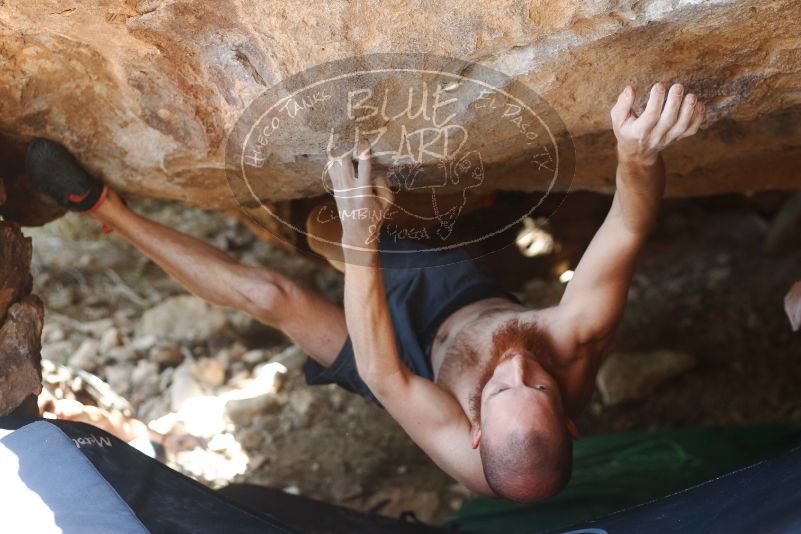 Bouldering in Hueco Tanks on 08/31/2019 with Blue Lizard Climbing and Yoga

Filename: SRM_20190831_1328120.jpg
Aperture: f/2.8
Shutter Speed: 1/640
Body: Canon EOS-1D Mark II
Lens: Canon EF 50mm f/1.8 II