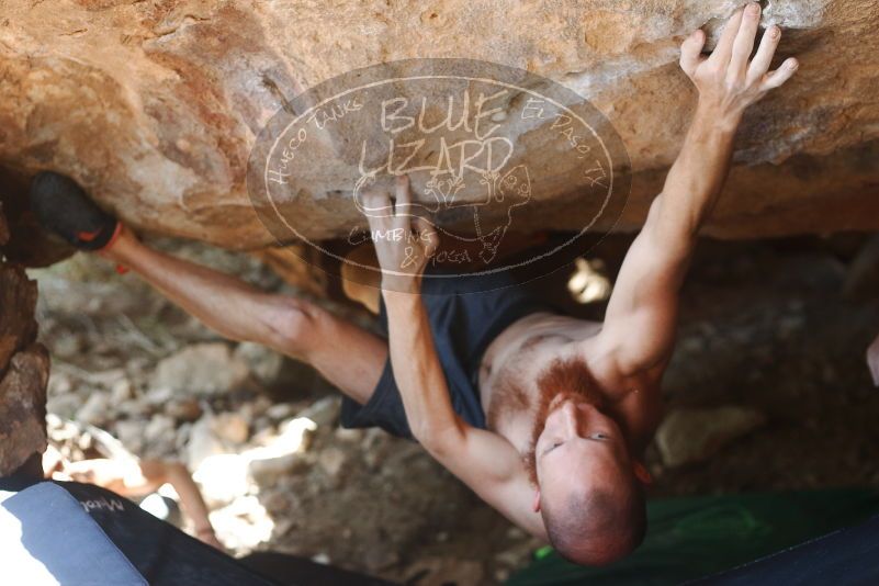 Bouldering in Hueco Tanks on 08/31/2019 with Blue Lizard Climbing and Yoga

Filename: SRM_20190831_1328121.jpg
Aperture: f/2.8
Shutter Speed: 1/640
Body: Canon EOS-1D Mark II
Lens: Canon EF 50mm f/1.8 II
