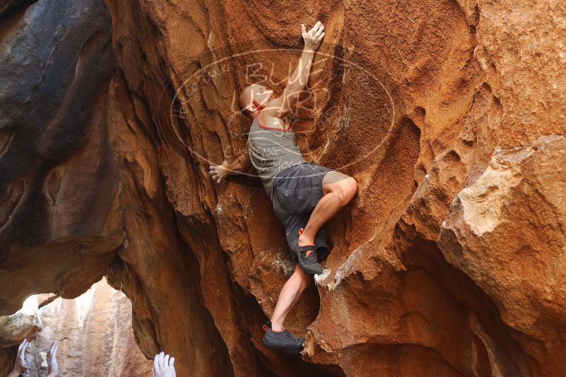 Bouldering in Hueco Tanks on 08/31/2019 with Blue Lizard Climbing and Yoga

Filename: SRM_20190831_1742310.jpg
Aperture: f/3.2
Shutter Speed: 1/250
Body: Canon EOS-1D Mark II
Lens: Canon EF 50mm f/1.8 II