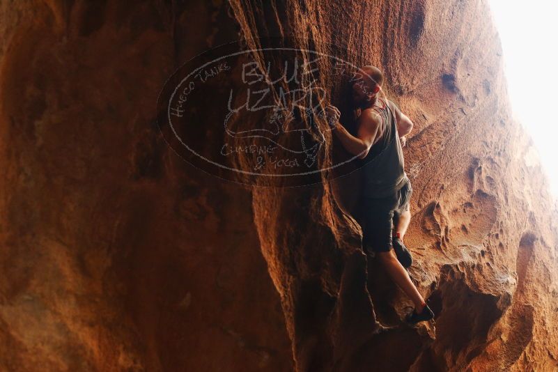 Bouldering in Hueco Tanks on 08/31/2019 with Blue Lizard Climbing and Yoga

Filename: SRM_20190831_1747280.jpg
Aperture: f/2.8
Shutter Speed: 1/400
Body: Canon EOS-1D Mark II
Lens: Canon EF 50mm f/1.8 II