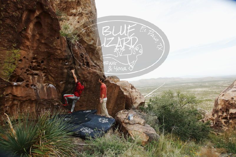 Bouldering in Hueco Tanks on 10/28/2019 with Blue Lizard Climbing and Yoga

Filename: SRM_20191028_0930570.jpg
Aperture: f/5.6
Shutter Speed: 1/250
Body: Canon EOS-1D Mark II
Lens: Canon EF 16-35mm f/2.8 L