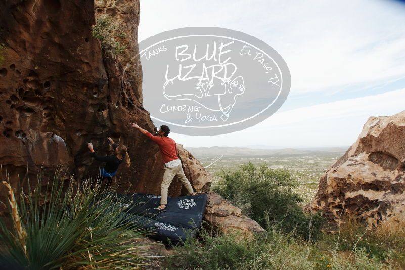 Bouldering in Hueco Tanks on 10/28/2019 with Blue Lizard Climbing and Yoga

Filename: SRM_20191028_0932350.jpg
Aperture: f/5.6
Shutter Speed: 1/400
Body: Canon EOS-1D Mark II
Lens: Canon EF 16-35mm f/2.8 L