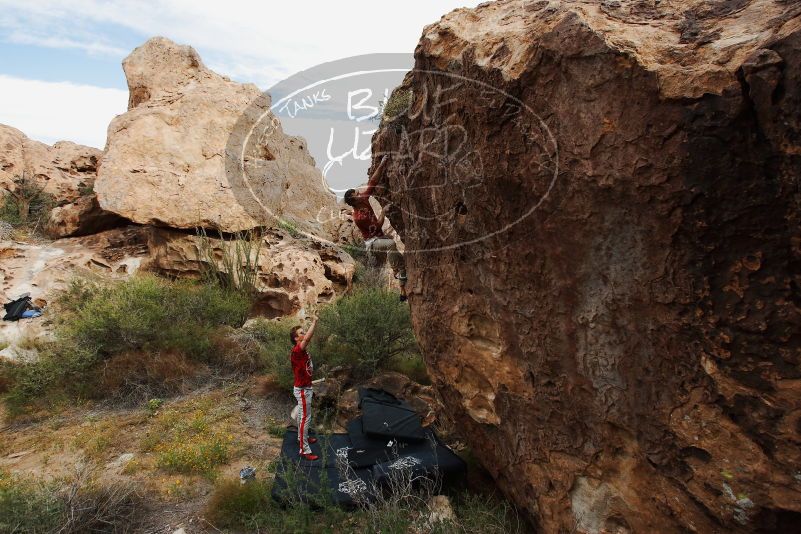 Bouldering in Hueco Tanks on 10/28/2019 with Blue Lizard Climbing and Yoga

Filename: SRM_20191028_0947370.jpg
Aperture: f/5.6
Shutter Speed: 1/320
Body: Canon EOS-1D Mark II
Lens: Canon EF 16-35mm f/2.8 L