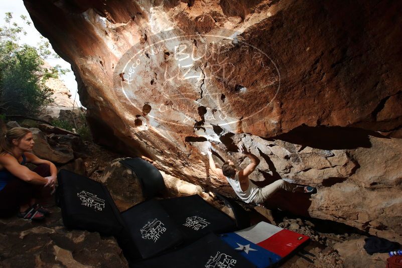 Bouldering in Hueco Tanks on 10/28/2019 with Blue Lizard Climbing and Yoga

Filename: SRM_20191028_1026260.jpg
Aperture: f/5.6
Shutter Speed: 1/250
Body: Canon EOS-1D Mark II
Lens: Canon EF 16-35mm f/2.8 L